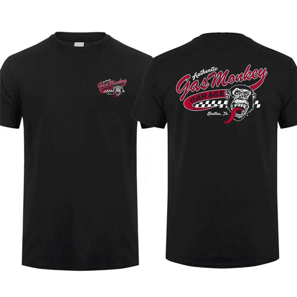 Gas Monkey Garage Double-Sided T-Shirt | Men's Cotton Streetwear