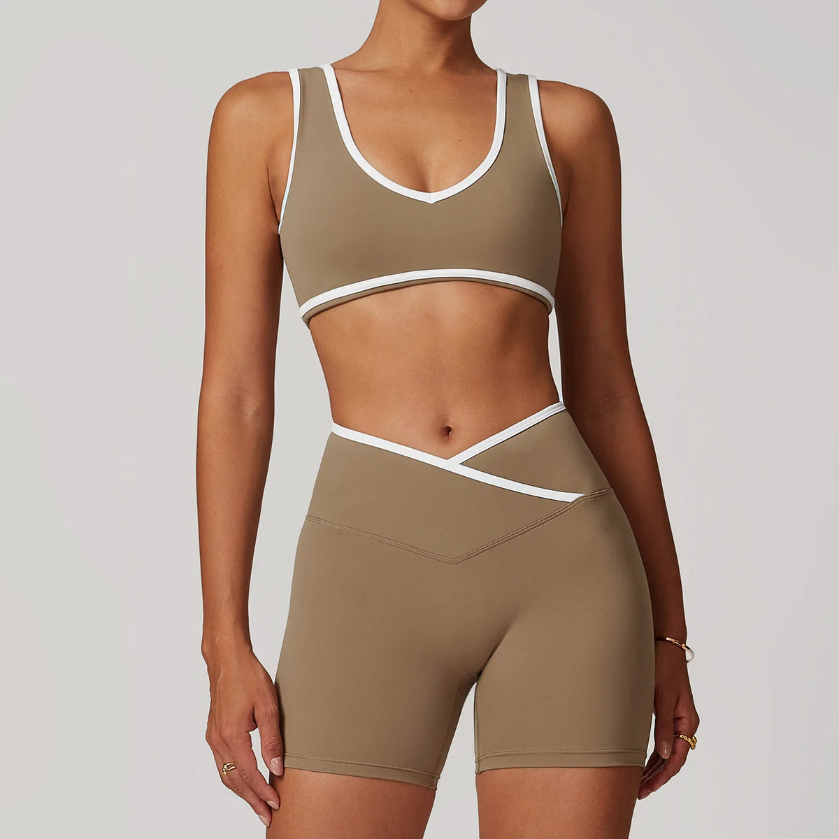 Women's 2-Piece Yoga Set | High Waist Leggings & Sports Bra - Dripshop