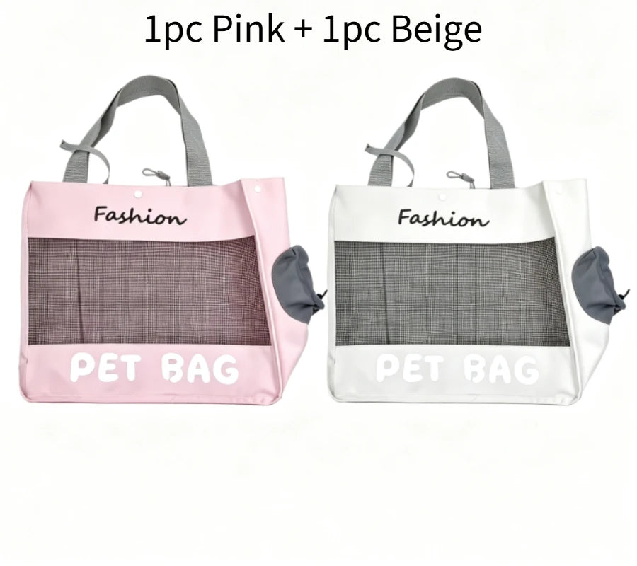 Breathable Pet Cat Carrier Backpack – Outdoor Travel Bag for Cats & Small Dogs - Dripshop