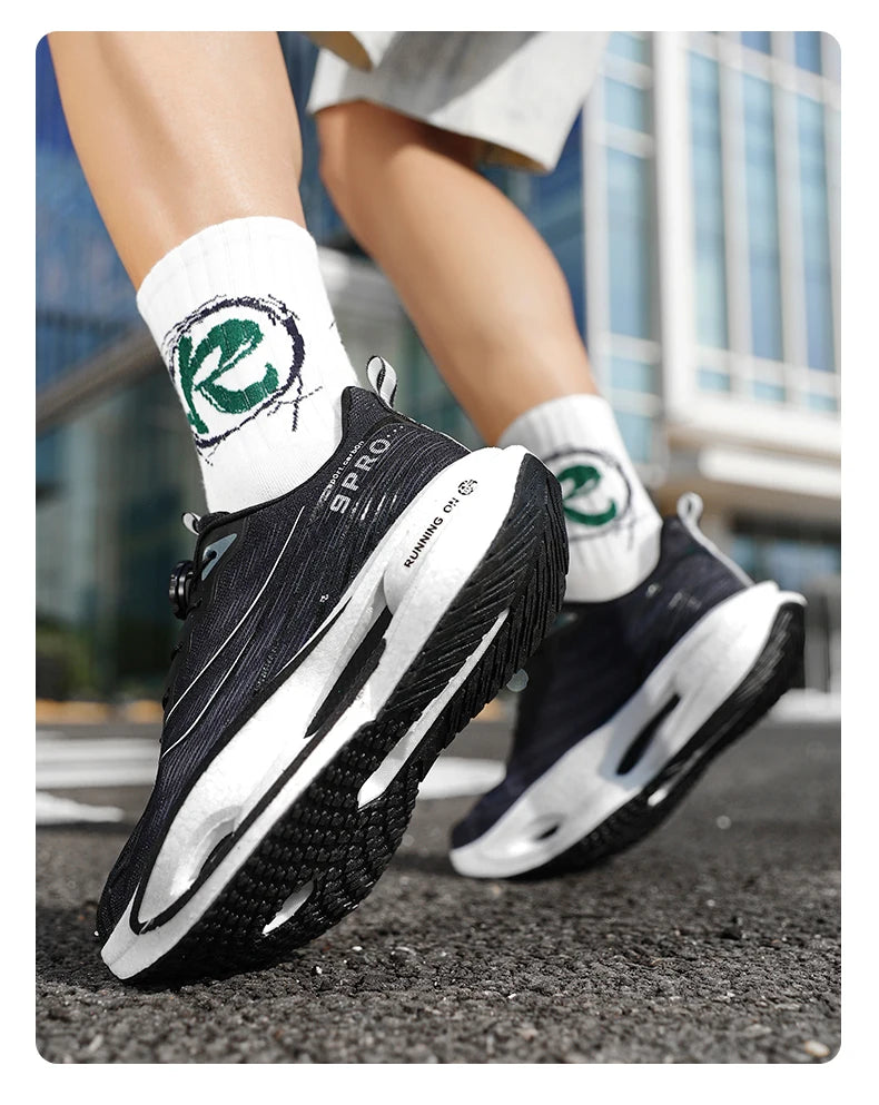 Carbon Board Marathon Running Shoes | Lightweight Breathable Sneakers for Men & Women - Dripshop