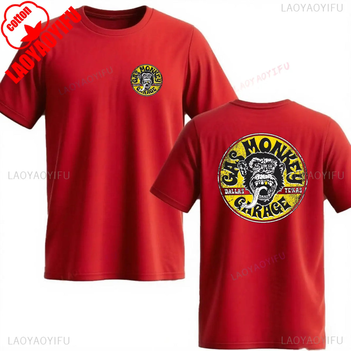 Gas Monkey Garage Print T-Shirt | Men's Vintage Streetwear