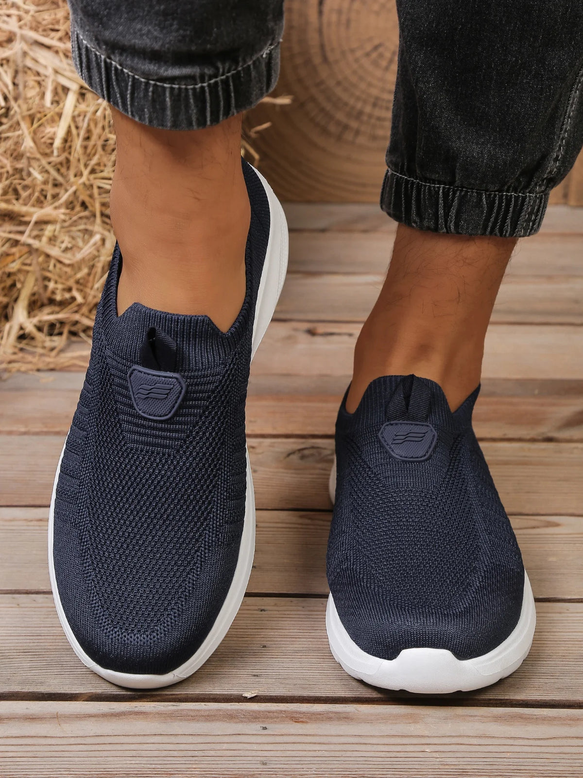 Men's Lightweight EVA Casual Shoes – Solid Colour Comfortable Non-Tiring Everyday Footwear - Dripshop