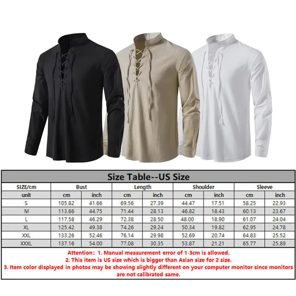Men's Medieval Knight Costume Set – Shirt & Pants