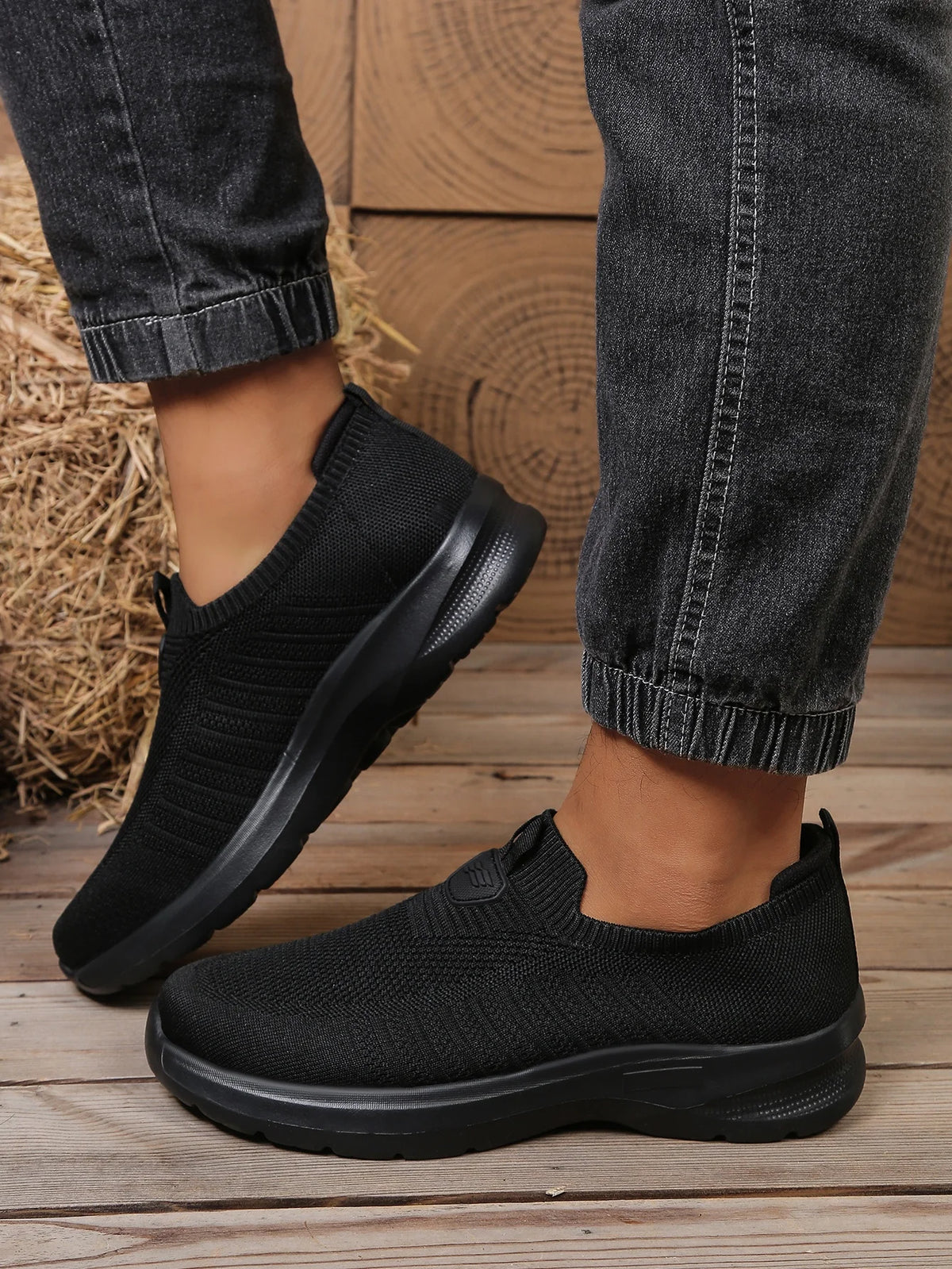 Men's Lightweight EVA Casual Shoes – Solid Colour Comfortable Non-Tiring Everyday Footwear - Dripshop