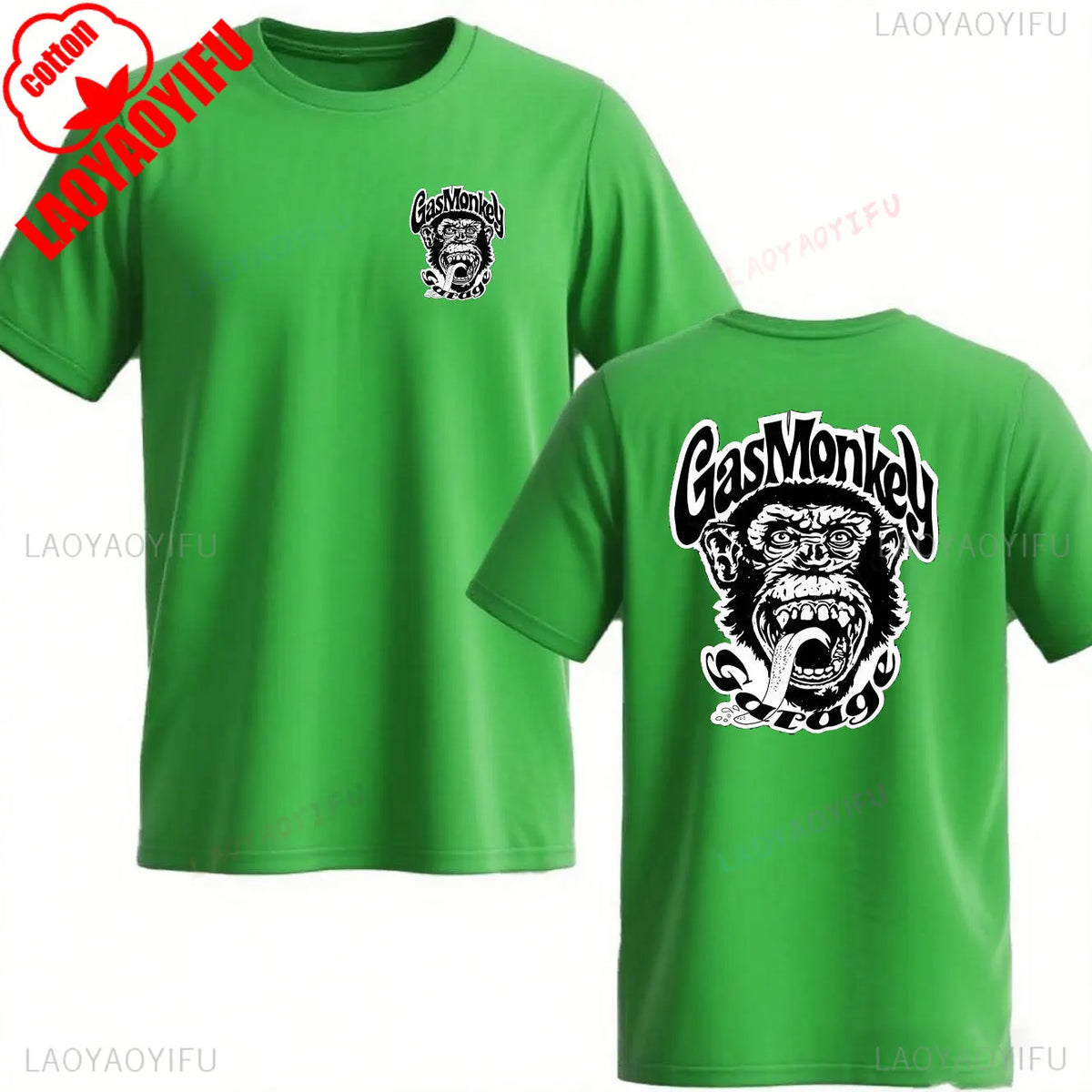 Gas Monkey Garage Print T-Shirt | Men's Vintage Streetwear