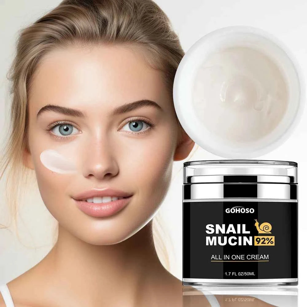 ENVISHA Snail Mucus Face Cream – Firming, Whitening & Anti-Ageing Moisturiser