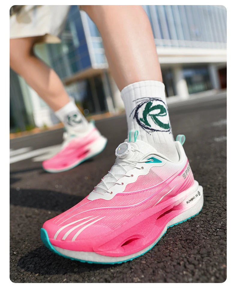 Carbon Board Marathon Running Shoes | Lightweight Breathable Sneakers for Men & Women - Dripshop