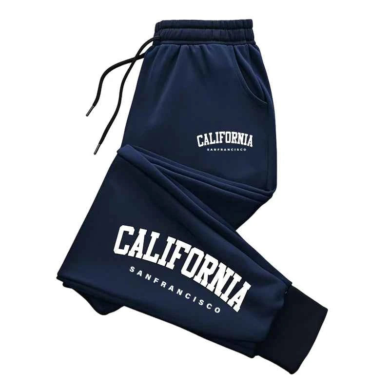 Men's Printed Jogging Sweatpants – Outdoor Gym Sports Casual Trousers