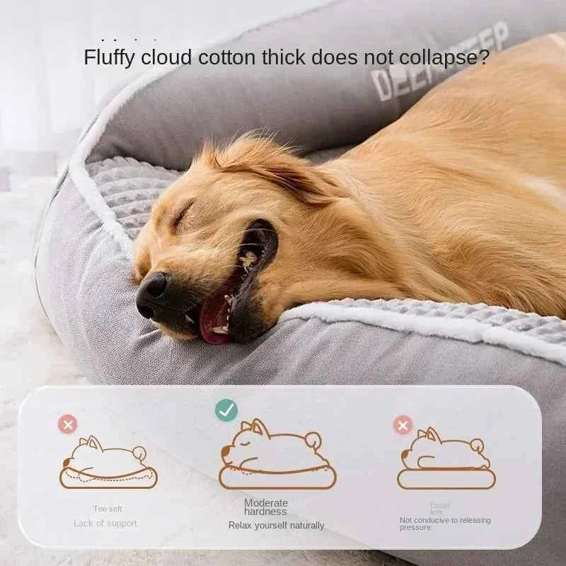 Warm Pet Sofa Bed – Seasonal Dog & Cat Basket for Small to Large Pets