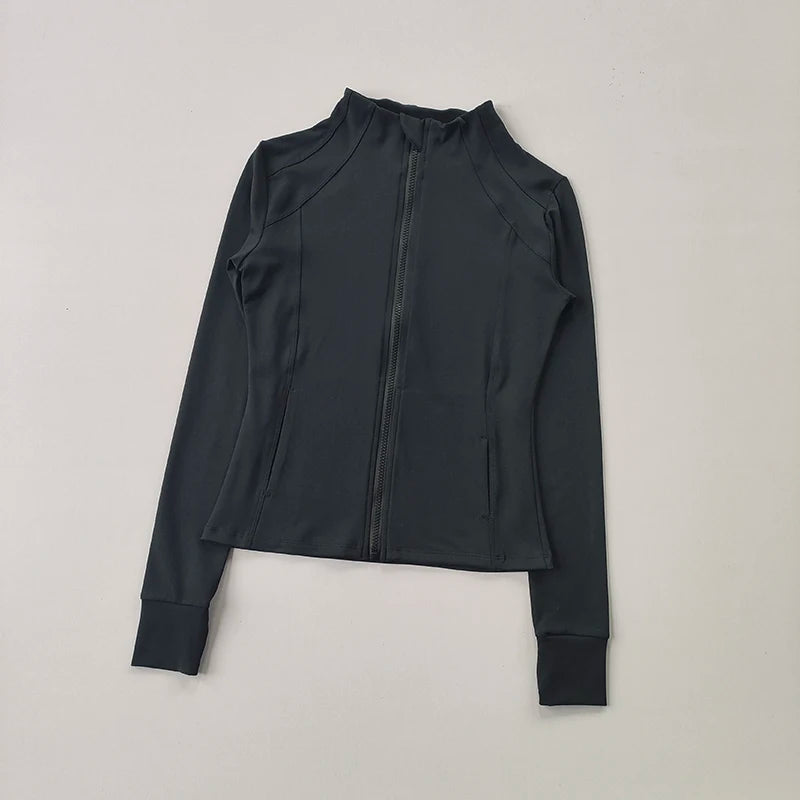 Women's Slim Fit Zip-Up Sports Jacket - Dripshop