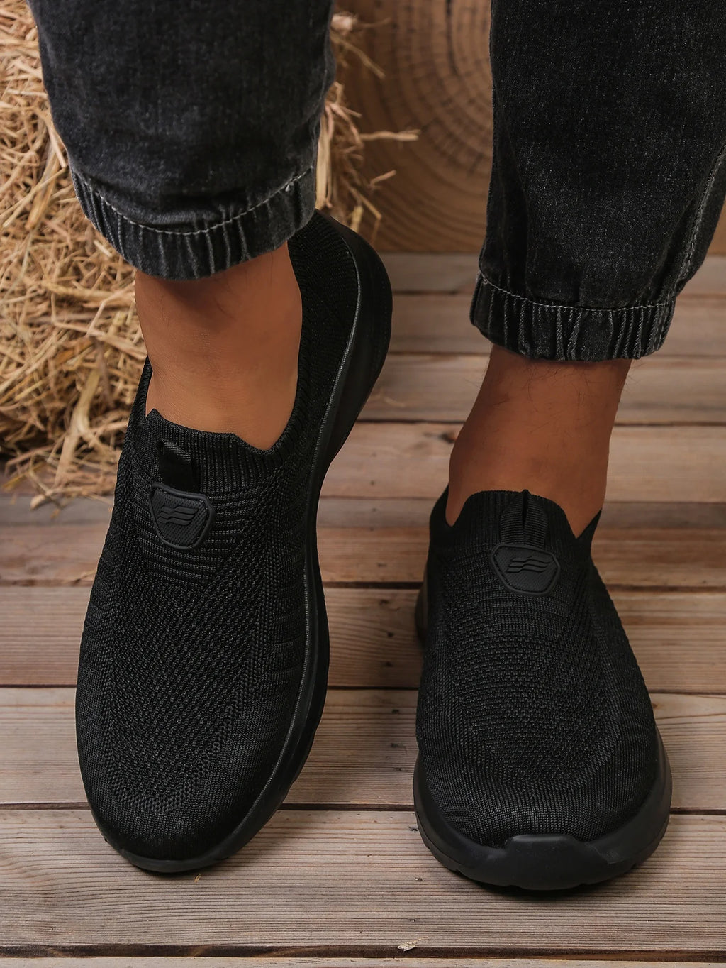 Men's Lightweight EVA Casual Shoes – Solid Colour Comfortable Non-Tiring Everyday Footwear - Dripshop