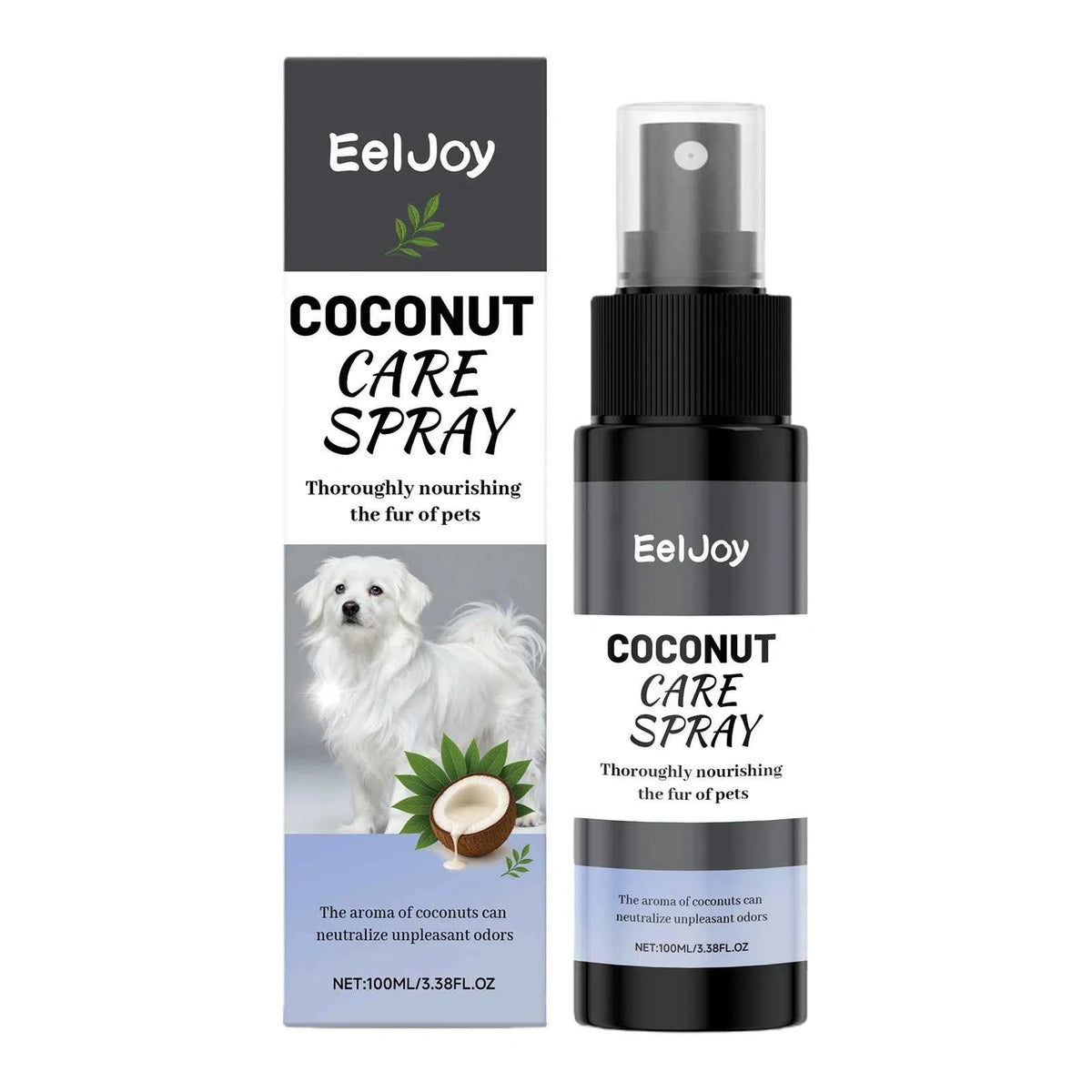 Dog Grooming Perfume Spray – Baby Fresh Scent with Shea Butter & Coconut