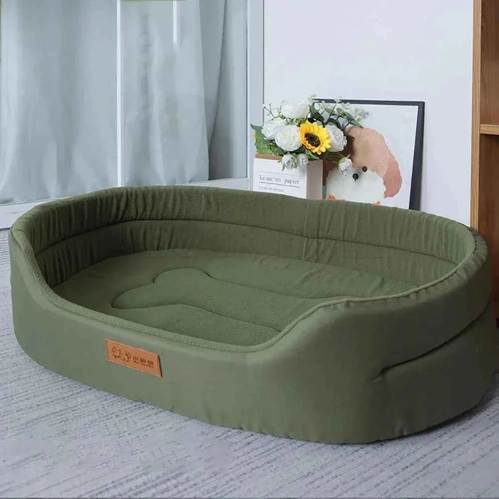 Square Waterproof Dog Sofa Bed – Large Pet Bed with Washable Inner Pad
