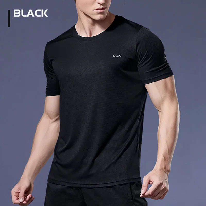 Men's Quick-Dry Running T-Shirt | Lightweight Gym Sport Top - Dripshop