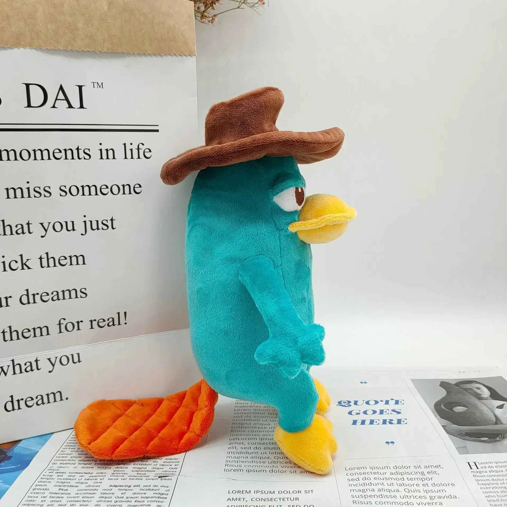 Perry the Platypus Plush Toy – Soft Stuffed Animal Christmas & Birthday Gift for Kids