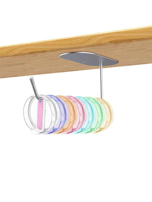 2-Pack Tumbler Lid Organiser – Self-Adhesive Kitchen Hook for Yeti, Stanley & More