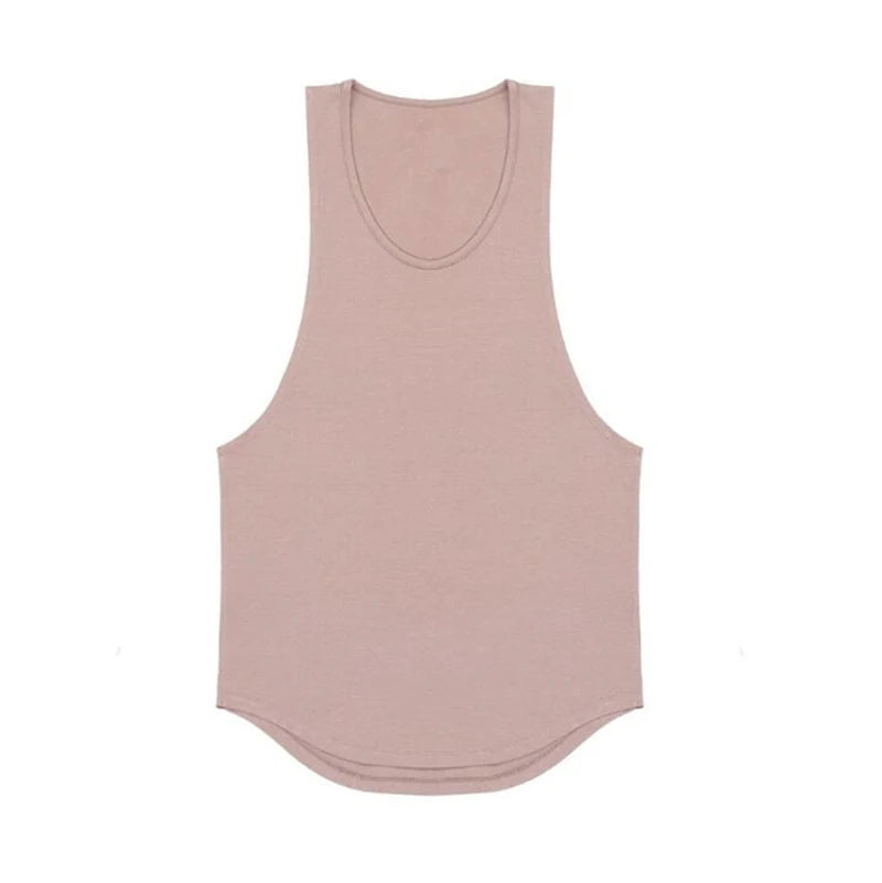 Men's Cotton Muscle Tank Top | Breathable Gym & Bodybuilding Vest - Dripshop
