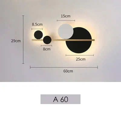 Modern Minimalist Bedroom Bedside Lamp Living Room Background Wall  Designer Personality  Light - Dripshop