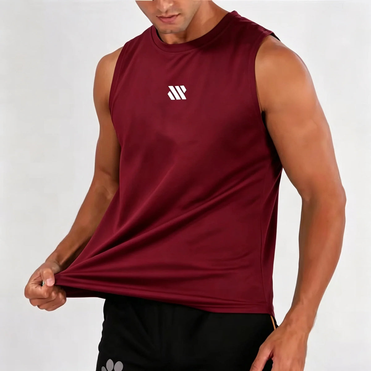 Men's Mesh Gym Vest | Sleeveless Bodybuilding Tank Top - Dripshop