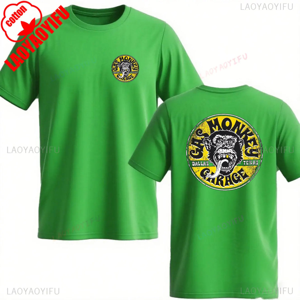 Gas Monkey Garage Print T-Shirt | Men's Vintage Streetwear