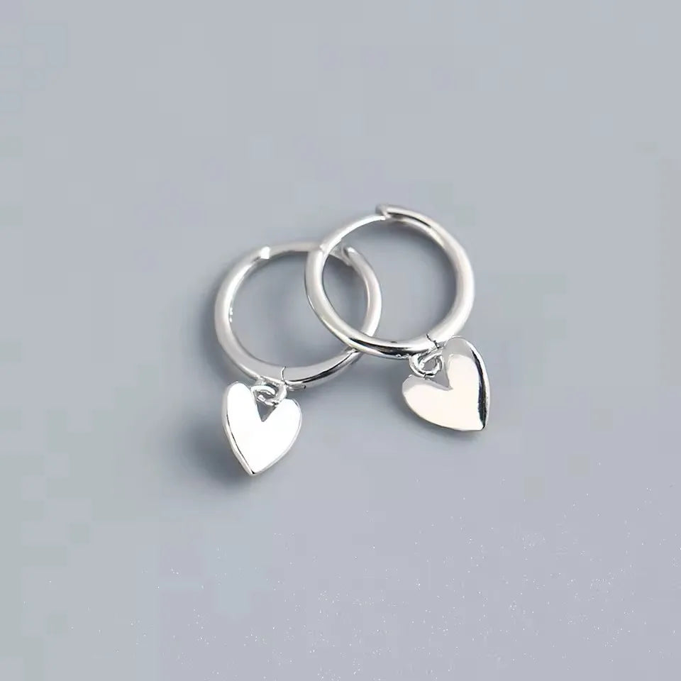 925 Sterling Silver Geometric Stud Earrings | Minimalist Jewellery Gift for Women - Dripshop