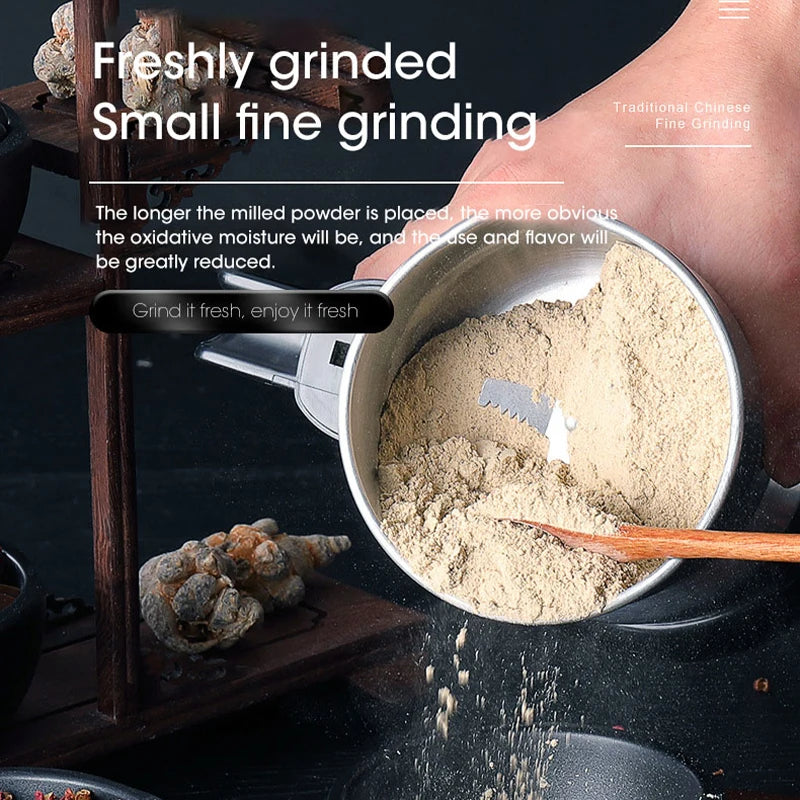 400W Electric Multifunctional Grinder – Coffee, Spices, Nuts & Grains