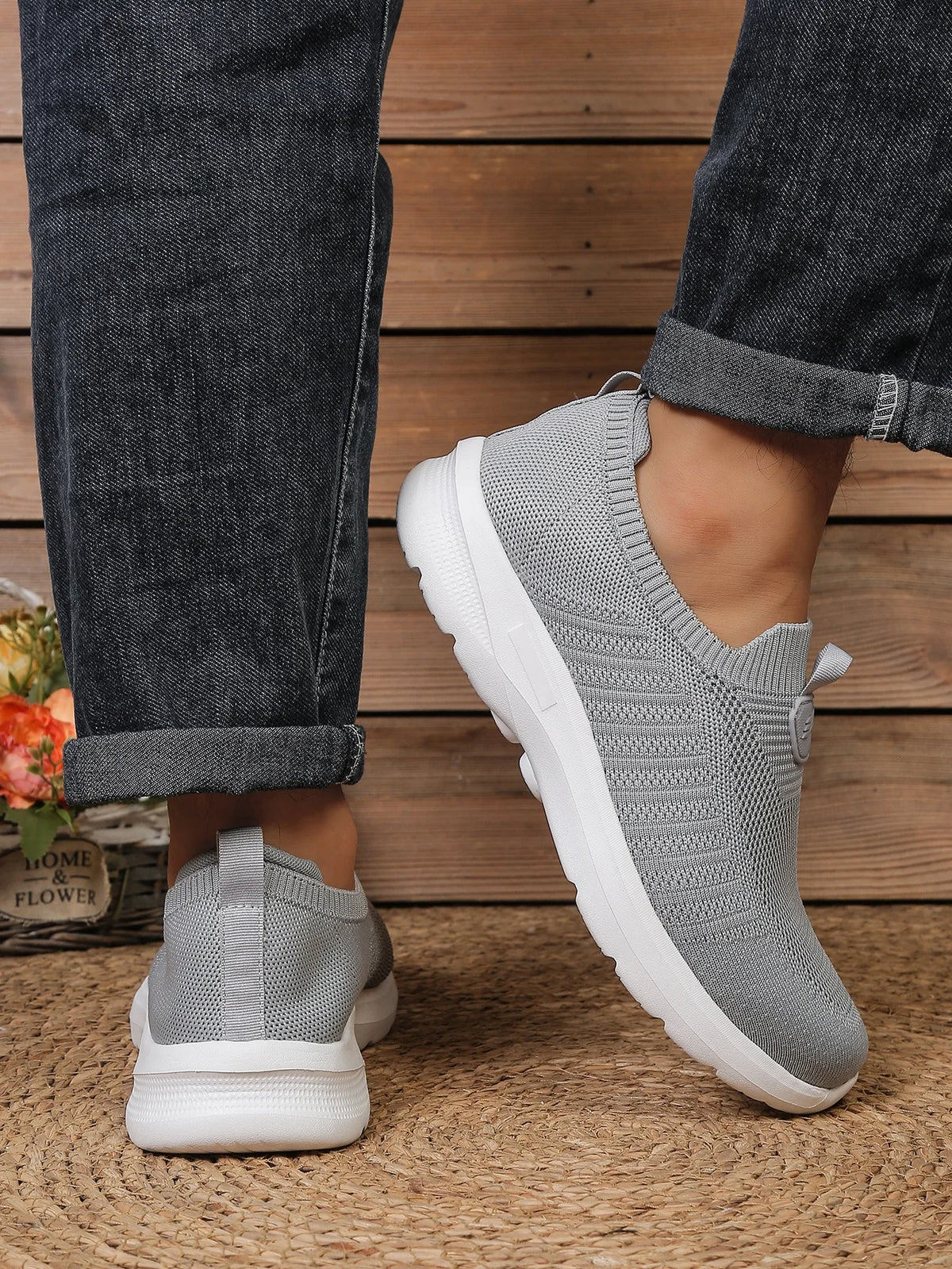 Men's Lightweight EVA Casual Shoes – Solid Colour Comfortable Non-Tiring Everyday Footwear - Dripshop