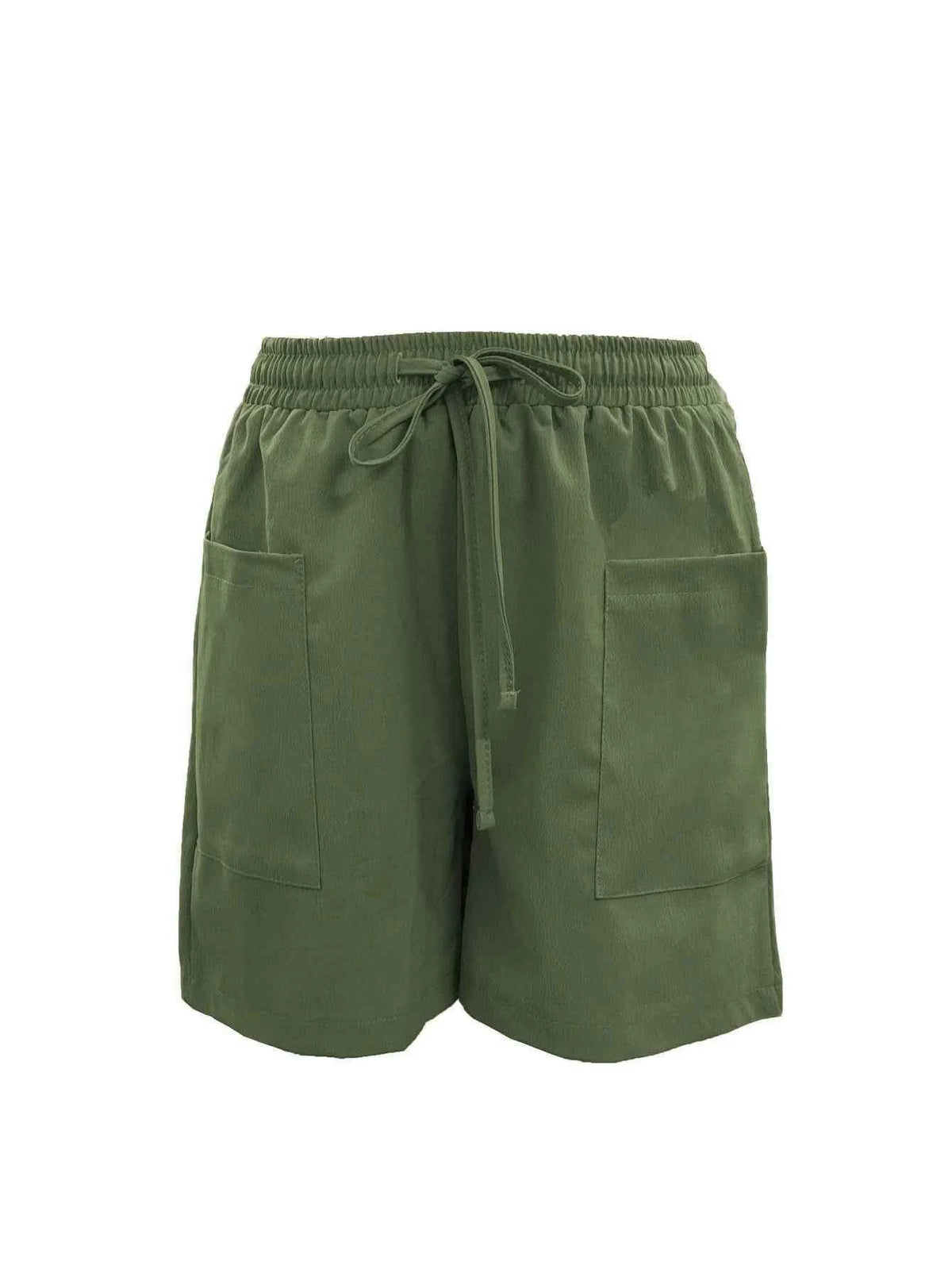 Women's High Waist Casual Shorts | Cotton Linen Summer Shorts with Pockets