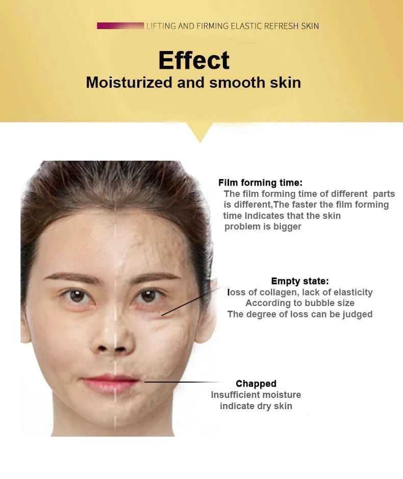 Korea Miracle Peptide Face Mask – Lifting, Firming & Hyaluronic Acid SPA Skin Care