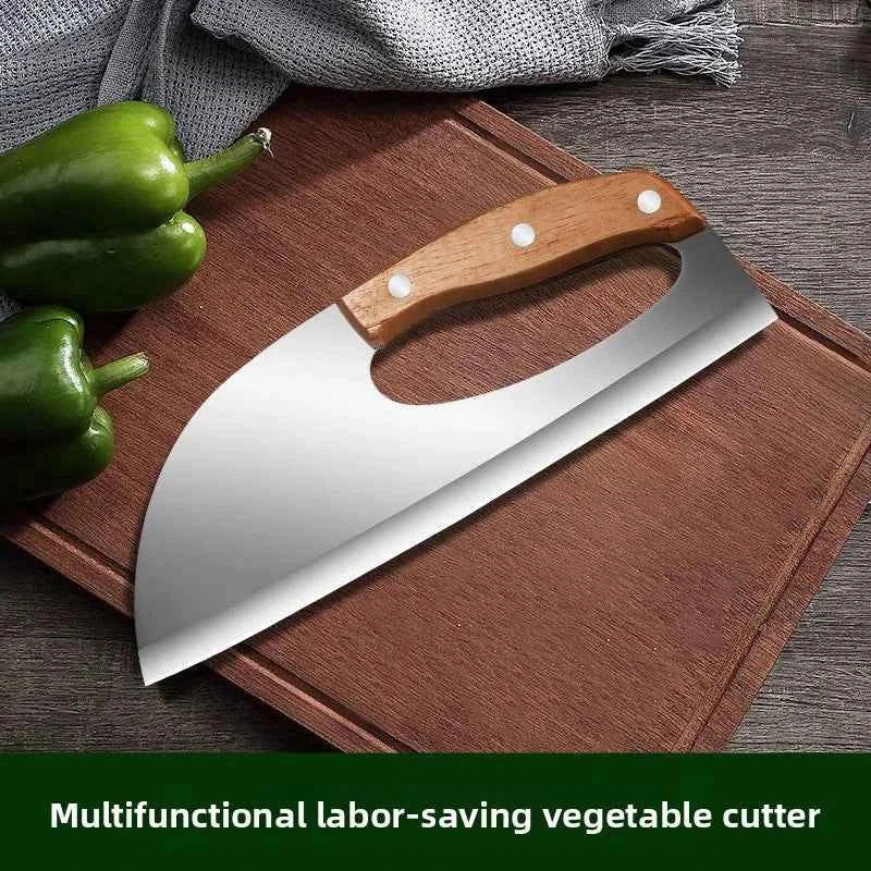 Stainless Steel Forged Kitchen Knife – Effort-Saving Meat Cleaver & Vegetable Knife