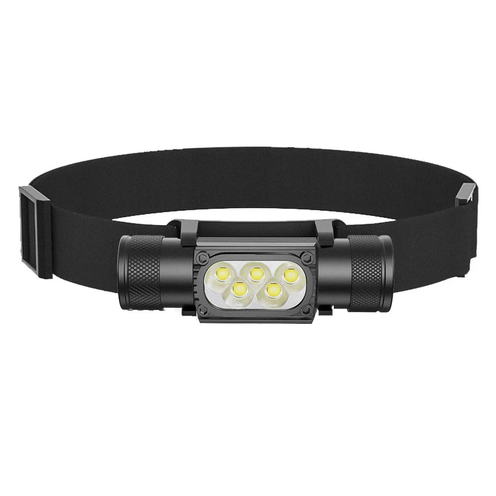 Mini LED Headlamp – 1920LM 7000-8000K USB Type-C Rechargeable Flashlight with Memory Function - Dripshop