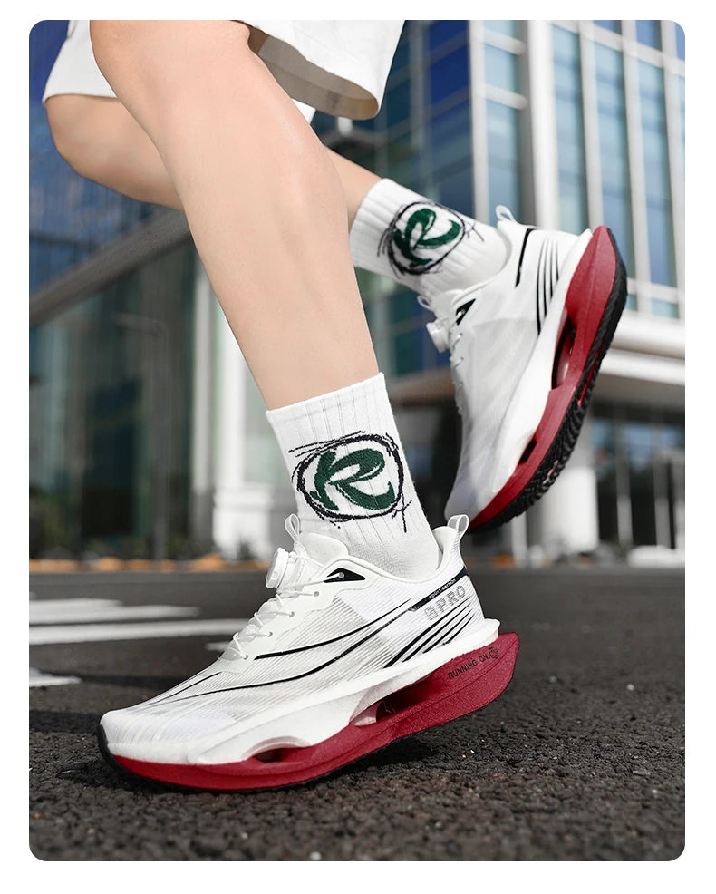 Carbon Board Marathon Running Shoes | Lightweight Breathable Sneakers for Men & Women - Dripshop