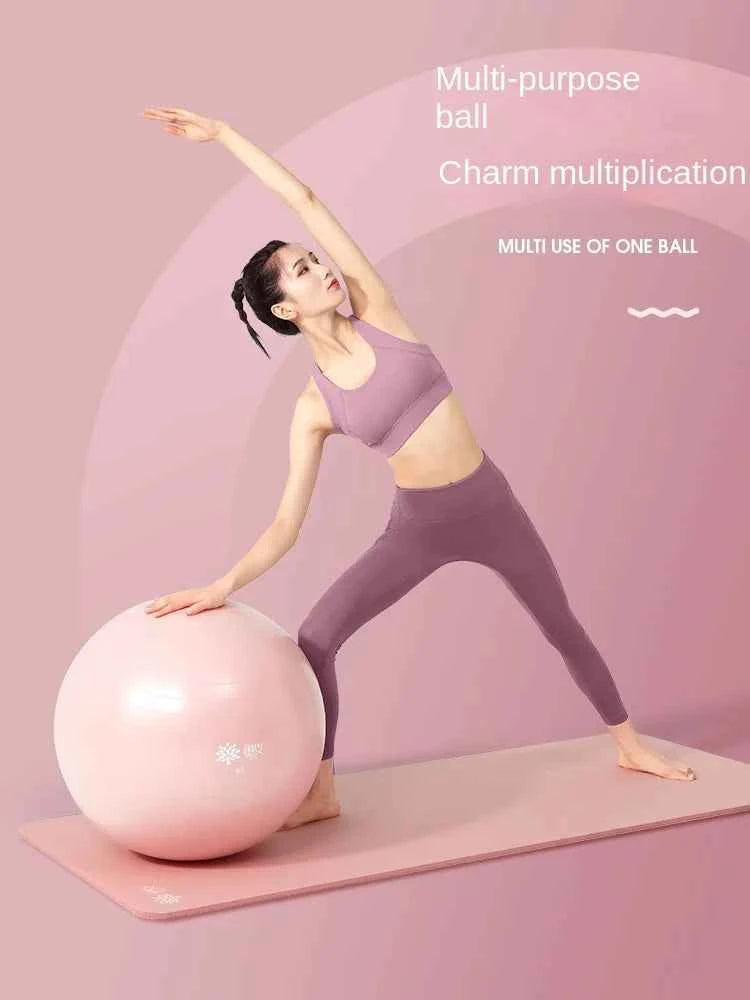 Anti-Burst Yoga Ball with Pump – Stability & Balance Trainer