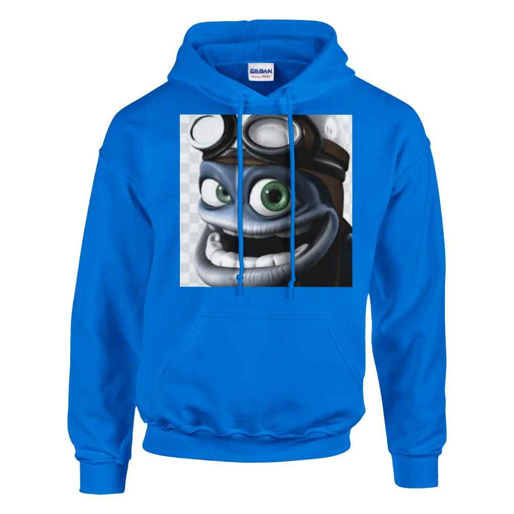 Crazy Frog Graphic Heavy Blend Unisex Hoodie – Premium Cotton-Polyester Pullover