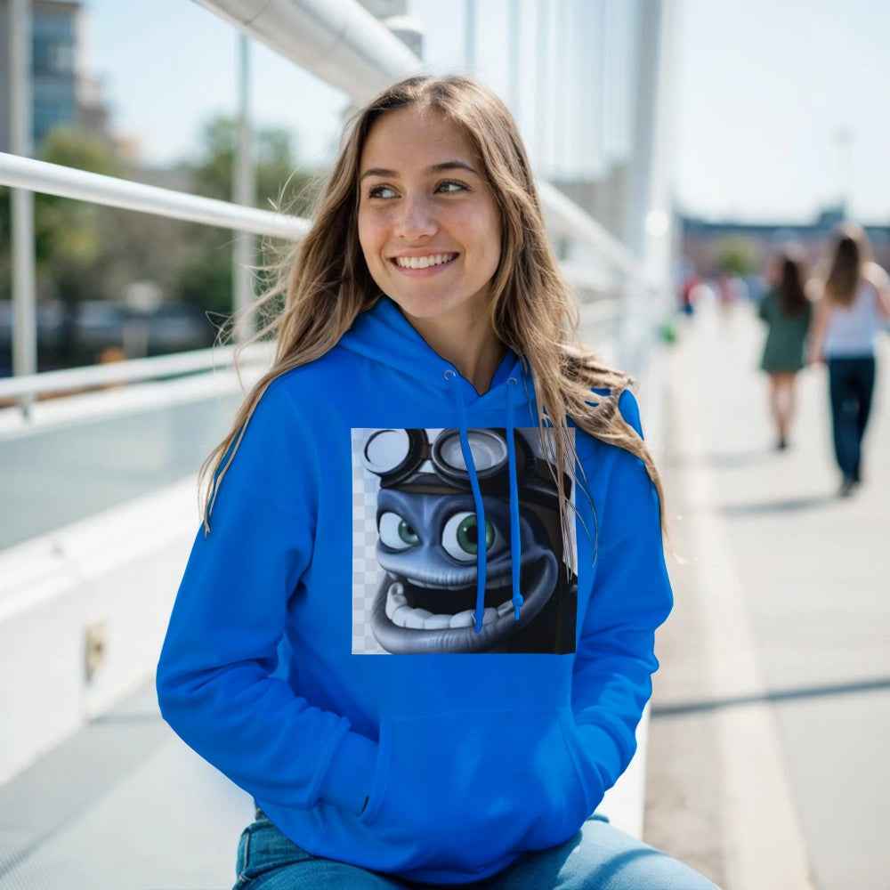 Crazy Frog Graphic Heavy Blend Unisex Hoodie – Premium Cotton-Polyester Pullover